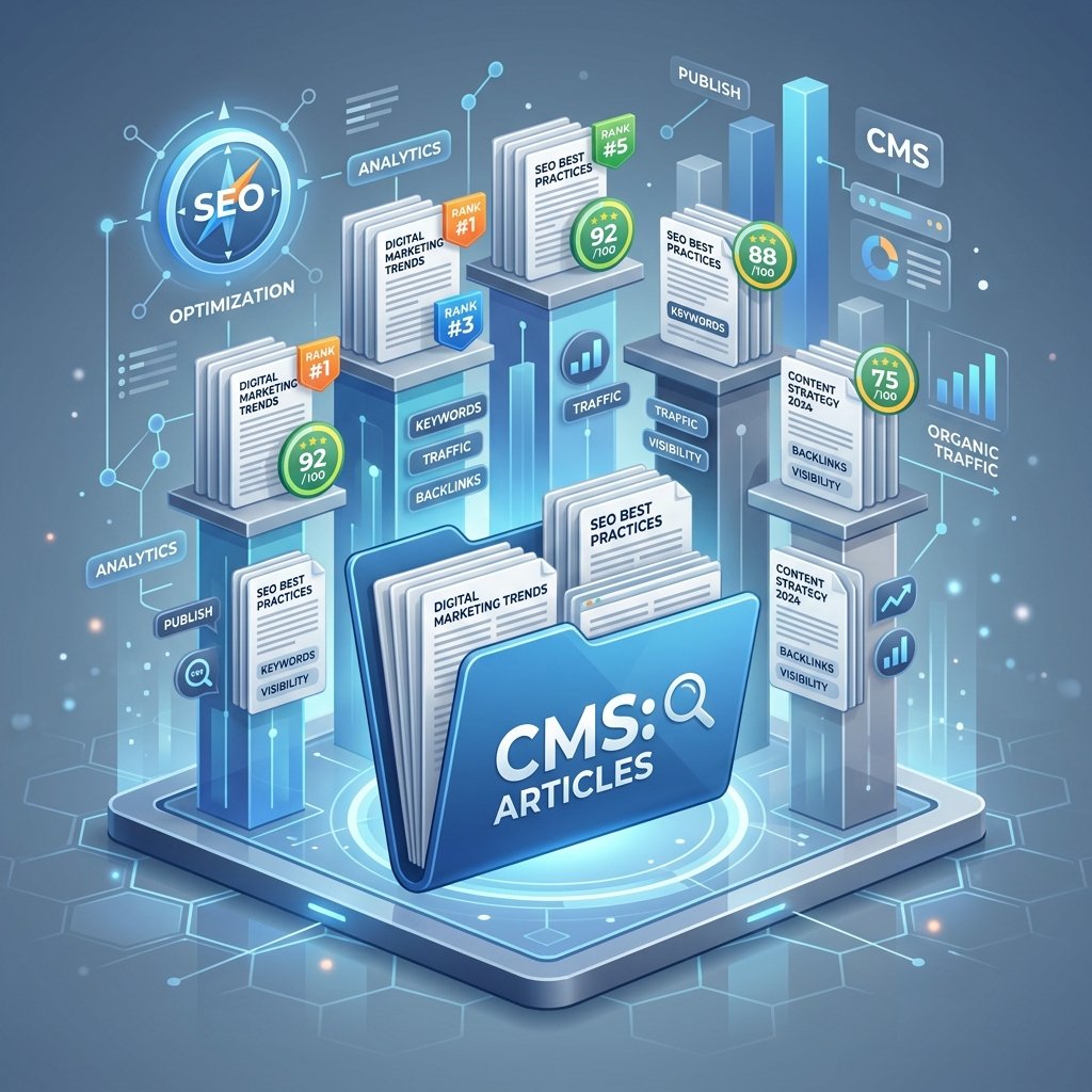 SEO Content Writing Illustration